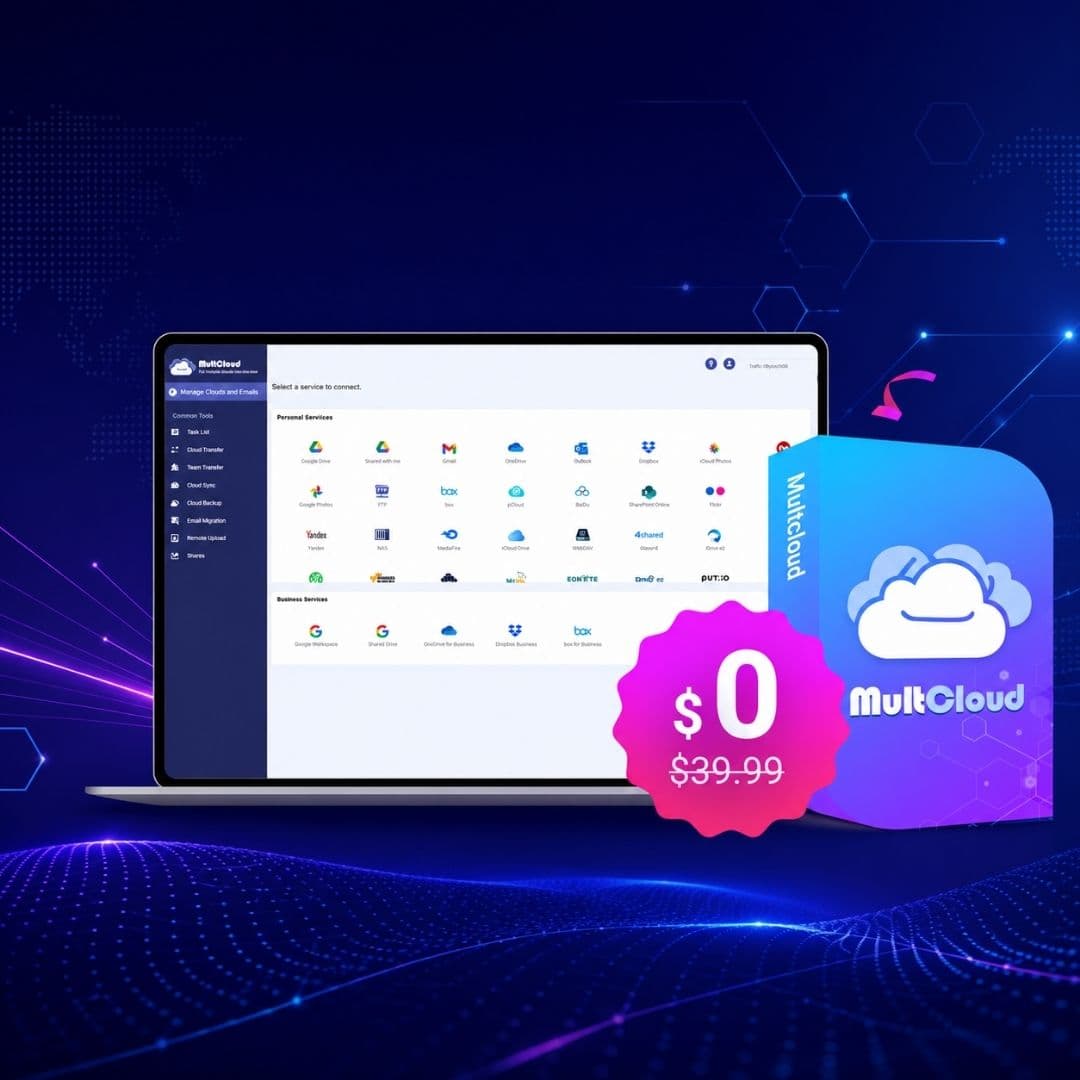 Get MultCloud Premium Free with 200GB Cloud Data Traffic
